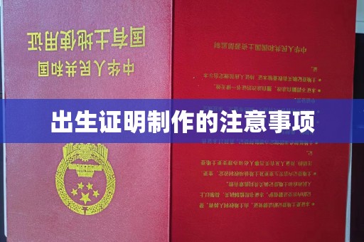 龙马潭出生证明制作的注意事项